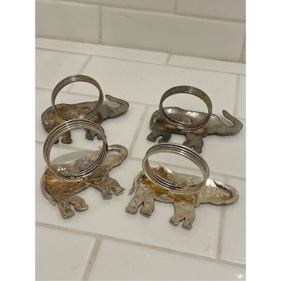 Silver Animal Napkin Rings (7) - Picture 4 of 4